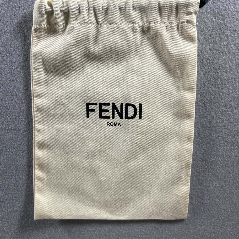 Fendi Dustbag 7x9.8 inches drawstring small pouch
